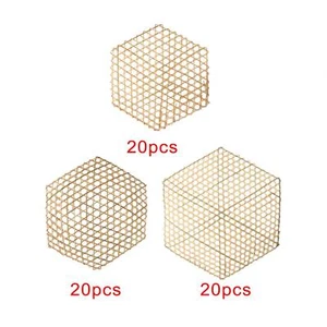 20 Pieces Bamboo Food Mat, Mesh Steamer Mats, Food Materials, Decorative Food - Picture 1 of 7