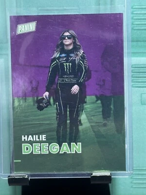 2022 Panini The National Nascar Hailie Deegan Green /25 - Image 1 of 2