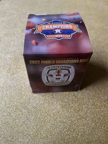 Houston Astros Jose ALTUVE 2022 World Series EMPTY Box only 5/3/23 2023 SGA Cover