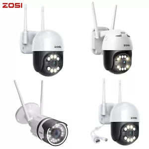 Telecamera di sicurezza wireless ZOSI 2MP/3MP/5MP WiFi audio bidirezionale colore casa notte - Foto 1 di 28