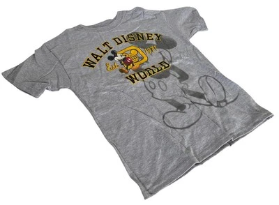 Disneyland  Boys Walt Disney World Mickey Mouse Est. 1971 Gray Shirt Size Small - Image 1 of 3