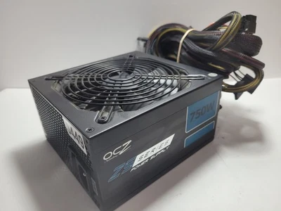 OCZ ZS Series OCZ-ZS750W 80 PLUS Bronze 750W Desktop Power Supply #0449 - Image 1 of 4