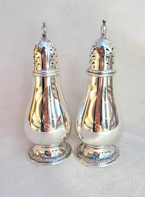 Juego de coctelera de sal y pimienta de plata esterlina Prelude by International de colección - 122 g Foto 1 de 4