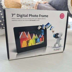 Elonex 7" Digital Photo Frame - DP9000 - New - Picture 1 of 11