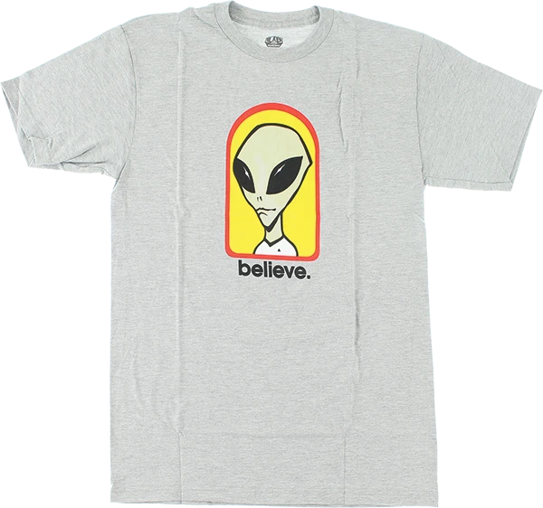 ALIEN WORKSHOP BELIEVE SS GRIS JASPEADO MEDIO/PIEL/ROJO Foto 1 de 1