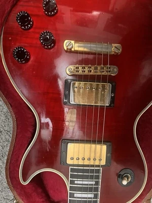 1995 Gibson Les Paul 定制葡萄酒红色电吉他带硬壳 — 第 1/4 张图片