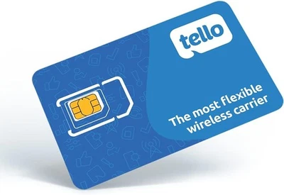 Tello Mobile, trae tu propio kit de teléfono, tarjeta SIM 3 en 1 de EE. UU., en todo el país Foto 1 de 4