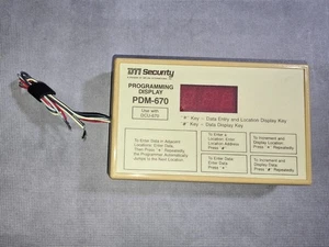 DTI Security / Datura International PDM-670 Programming Display use with DCU-670 - Picture 1 of 2