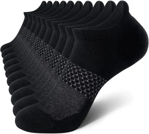 5 Pairs Women's Ankle Running Socks Cushioned Athletic Sport Socks with Tab - Picture 1 of 73