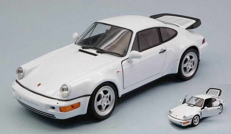 Porsche 911 Turbo 964 White 1:24 WELLY 24023WE - Immagine 1 di 1