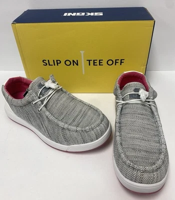 SKONI Men’s 105 Slip On Golf Shoes Spikeless Gray New In Box FREE SHIPPING! - Image 1 of 4