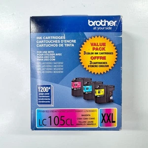Brother LC105CL XXL Tintenpatrone Cyan, Magenta, Gelb 3er-Pack NEU Versiegelt OEM - Bild 1 von 4