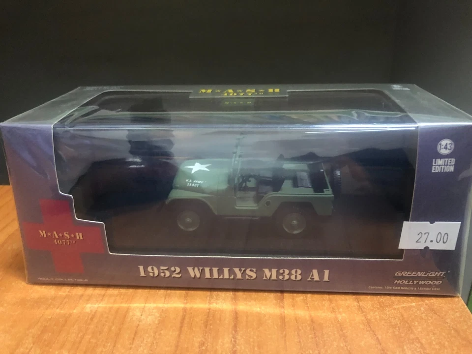 1/43 1952 Willys M38 A1 Art. 86590 Greenlight hollywood - Immagine 1 di 2