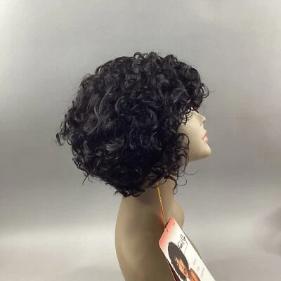 HH-Venus #Natural Black 100% Unprocessed Human Hair Wig - Image 1 of 4