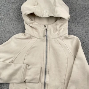 Lululemon Hoodie Damen 2 Elfenbein Scuba Full Zip Pullover Jacke Athleisure Freizeit - Bild 1 von 10