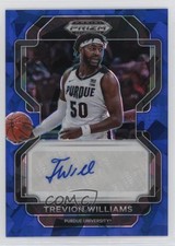2022-23 Panini Prizm Draft Picks Blue Ice /75 Trevion Williams #DP-TWI Auto