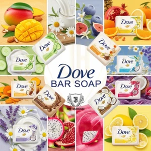 Dove Bar Soap 6/12/18 Pack - 23 Fragrances - Gentle Cleansing for All Skin Types - Picture 1 of 24