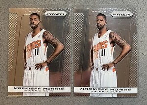 2x Lot 2013-14 Panini Prizm Basketball NBA #40 Markieff Morris Base Phoenix Suns