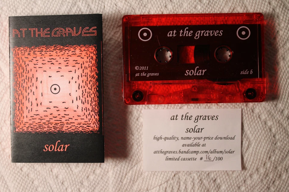 At The Graves - Solar US orig' private #100 cassette 2011 DOOM sludge noise  - Image 1 of 1