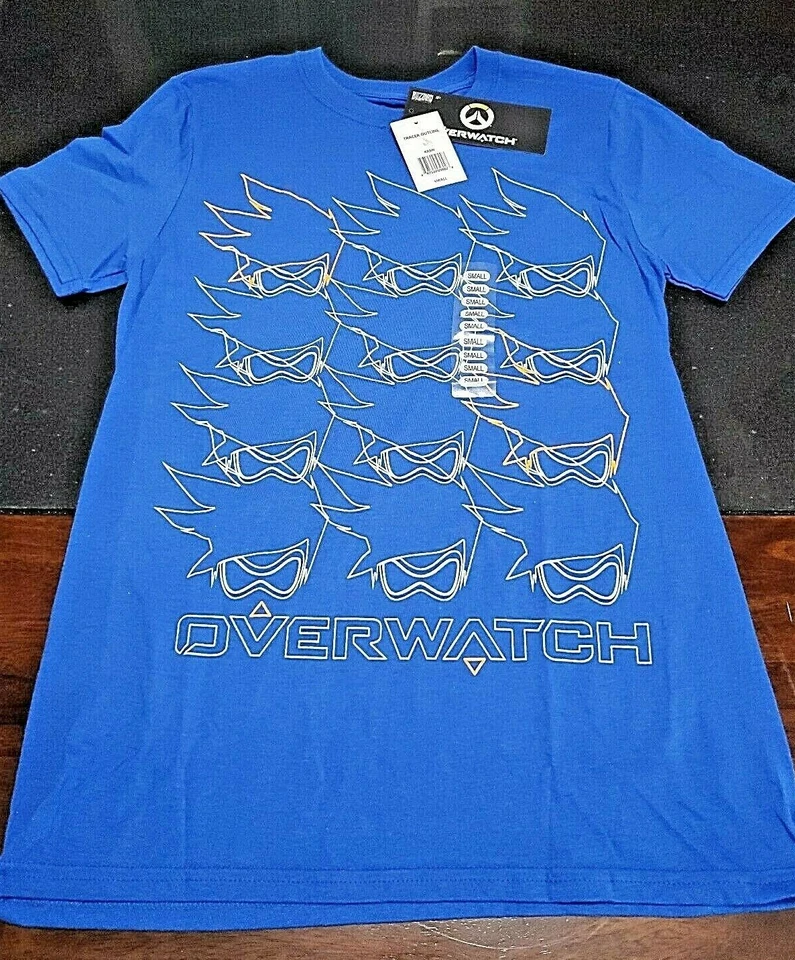 Blizzard Overwatch Tracer Outline Shirt Small & Pachimari Pachinmummy Bundle