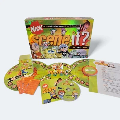 NICK Scene It? DVD Game Nickelodeon Mattel **COMPLETE** - Image 1 of 4