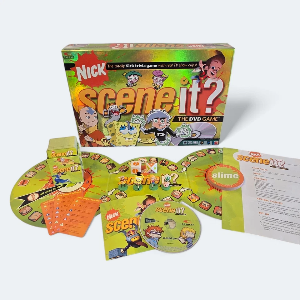 NICK Scene It? DVD Game Nickelodeon Mattel **COMPLETE** - Image 1 of 4