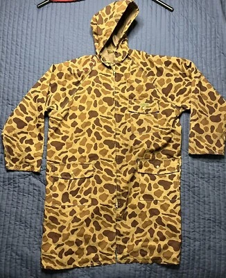 Hodgman Parka Med & Pants Lrg Men’s Camo Rain Jacket Camouflage Vintage Hunting - Image 1 of 4
