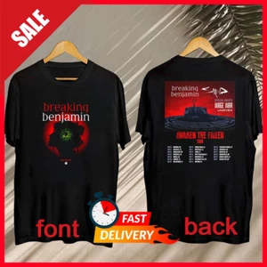 Breaking Benjamin 2025 Tour T-Shirt, Breaking Benjamin Awaken The Fallen Tour Sh - Picture 1 of 4
