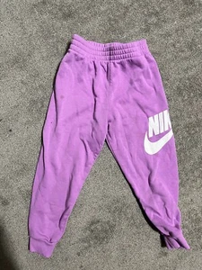 Nike Sweatpants Girls Size 6 Purple - Picture 1 of 5