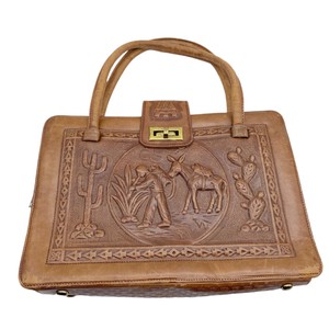 hand tooled leather bolsa