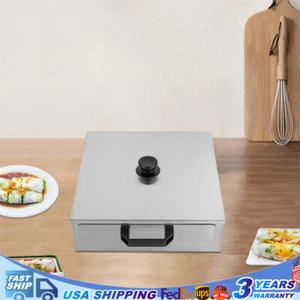 Küche Edelstahl Reis Nudel Rolle Maschine Dampfgarer mit Tabletts & Deckel - Bild 1 von 19