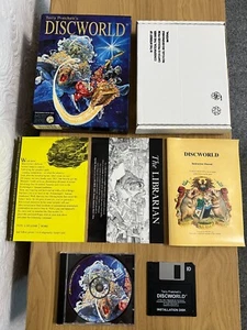 Big Boxed Psygnosis Discworld 1995 PC CD-ROM - Working -👽👾Retro Gift Idea👾👽 - Afbeelding 1 van 24