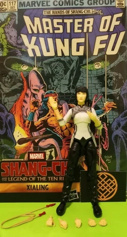 Marvel Legends XIALING - SHANG-CHI MOVIE + SHANG-CHI MASTER of KUNG FU # 117 Cover