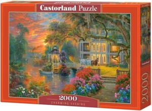 NEW Castorland Jigsaw Puzzle 2000 Pieces C-200887-2 Charming Evening - Foto 1 di 2
