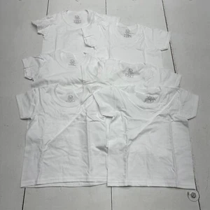 Fruit of The Loom 6 Pack White Short Sleeve Shirts Toddler Size 2/3T - Picture 1 of 5