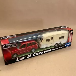 Teamsters 4x4 Coche y Caravana Die-cast Modelo Set Halsall EN CAJA SIN ABRIR - Imagen 1 de 8