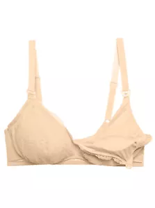 CLEARANCE - Cosabella Trenta Maternity Wireless Nursing Bra Nude - L, XL - Picture 1 of 2