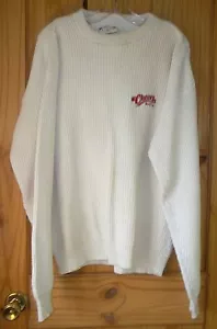 Suéter de cuello redondo de algodón Nutmeg Ivory Cheers Boston programa de televisión hecho en EE. UU., para hombre XL - Imagen 1 de 6