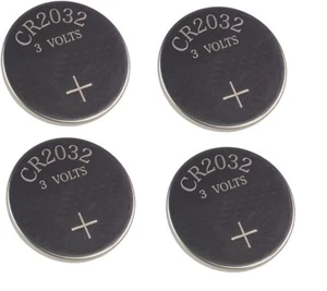 4 X LLAVERO REMOTO BATERÍA CR 2032 SE ADAPTA A VW GOLF PASSAT POLO ESCARABAJO LUPO SHARAN - Imagen 1 de 1