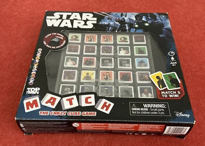 Disney Star Wars Edition The Crazy Cube Game 2017 Top Trumps Match Winning Moves - Image 1 of 4
