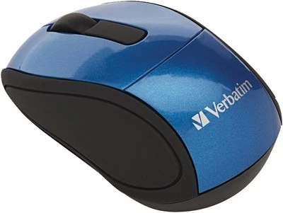 Verbatim 2.4G Wireless Mini Travel Optical Mouse with Nano Receiver for Blue  - Image 1 of 4
