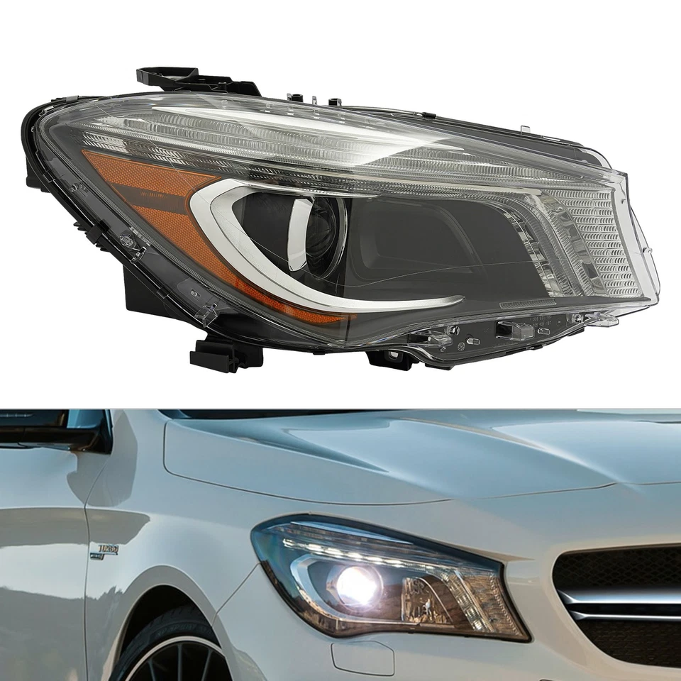 RH For 2014-2016 Mercedes-Benz CLA CLA250 Xenon/HID Headlight Headlamp Passenger - Изображение 1 из 4