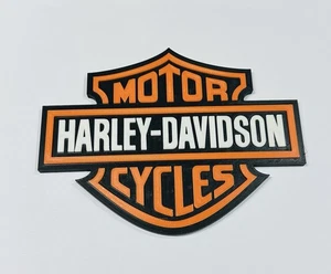 Decorative Harley Davidson Bike Bar Mancave logo Sign Display 3D - Picture 1 of 4