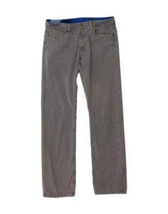 BURBERRY Womens Straight Casual Trousers W32 L32 Grey Cotton CM32 - Picture 1 of 5
