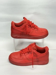 Nike Air Force 1 Schuhe Herren Größe 8 Triple Red University Red Low AF1 Turnschuhe - Bild 1 von 13