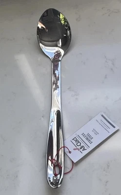 Cuchara maciza de acero inoxidable de 13" de largo totalmente revestida NUEVA envío gratuito Foto 1 de 4