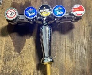 Banner Equipment 5 Zapfhahn beleuchtet Bierzapfhahn Turm beleuchtet USA 17" SB1109 - Bild 1 von 24