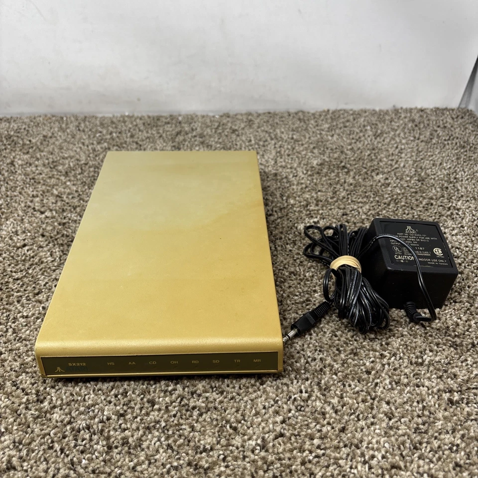SX212 Modem for Atari/IBM/RS232 Atari 800 Cable Connection Interface UNTESTED - Image 1 of 4