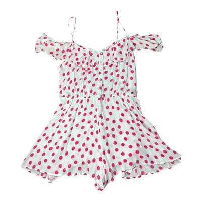 Mono Floozie a lunares para mujer talla L Reino Unido correa de espagueti efecto arrugado Foto 1 de 4