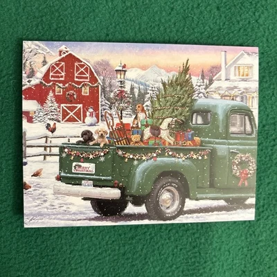 LIQUIDATING-Leanin’ Tree Christmas Greeting Note Card “Merry Christmas…” - Image 1 of 4